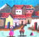 Tapisserie ''cholita et lama'' - Taille petite 
