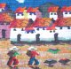 SMALL TAPESTRY - 2 NATIVE CHILDREN