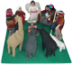 Rag Andean Nativity Scene - Small