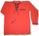 Shirt with awayo details- orange