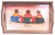 Set of three trays