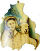Wooden Picture Bolivia - Small