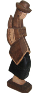 Cholita de Madera Estilizada
