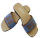 Blue sandals