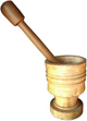 Kleiner Holz M�rtel