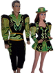 Green Caporal Torero Suit for Woman