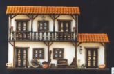 Wooden house with balcony