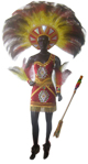 Woman's Tobas Costume