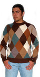 Alpaca Sweater - Rhombus Style