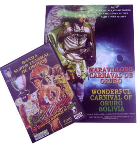 �Nuevo! Libro Maravilloso Carnaval de Oruro + DVD Banda Central de Oruro