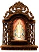 Retablo con virgen