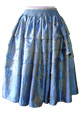 Turquoise Cholita Skirt
