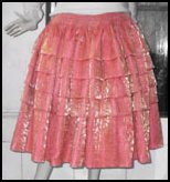 Orange Cholita Skirt