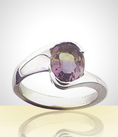 Silver Ring with Bolivianita Gem