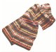 100% Alpaca Scarf- Black/Sayari