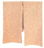 100% Alpaca Patent Scarf- Brown