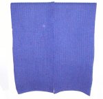 100% Alpaca Patent Scarf- Blue
