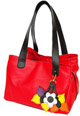 Sac à Main en Cuir de Lama ''Spring'' - Rouge Sac à Main en Cuir de Lama ''Spring'' - Rouge
