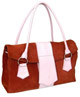Sac � Main en Cuir de Lama  ''Tessuto'' - Rouge