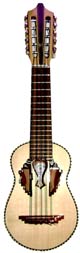 Orosco" Professional Charango in Kina Kina wood