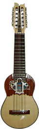 Charango Professionale intaglio Inca - Mezza tavola armonica
