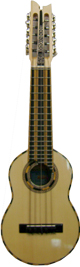 Concert Charango with two color fingerboard