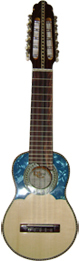 "Acha" Charango Profissional con N�car Azul