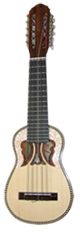 ''Panozo'' Charango de Concert en bois de Naranjillo - Rosace pappillon