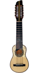 Golden Charango -  Andean Carving