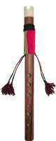 Jacaranda Quena with awayo - Bone mouthpiece