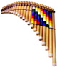 Professional pan flute tuned in La - Adjustable tuning