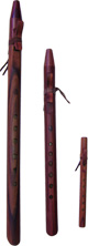 Set of cherokee flutes