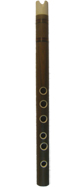 Guayacan Quena with Bone Holes & Mouthpiece