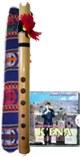 Set: Bamboo Quena - Natural Color + Awayo Soft Case + Learning Method