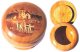 Cylindrical jewelbox made in wood
