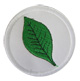 "Coca leaf" circular patch