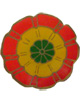 "Bolivian rosette" pin