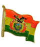 Bolivian flag pin