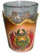 Tequila glass ''Bolivian National Coat''
