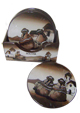  ''Chismosas'' Coasters - Brown
