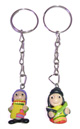 2 Key Chains Andean Cholitos