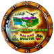 Leather Clock ''Bolivia''