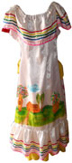 Traditional "Tipoy" with painted motifs