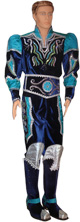 Caporal Costume for Man - Blue
