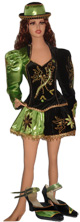 Caporal Costume for Woman - Green