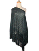 Mantilla de Seda y Macramé Verde Mantilla de Seda y Macramé Verde
