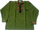 Shirt with awayo - green