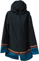 Jacket with awayo for women- green stripe
