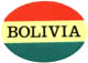 Sticker - Ovalado con bandera boliviana