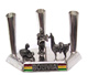 Pen Holder ''Andean couple with llama''